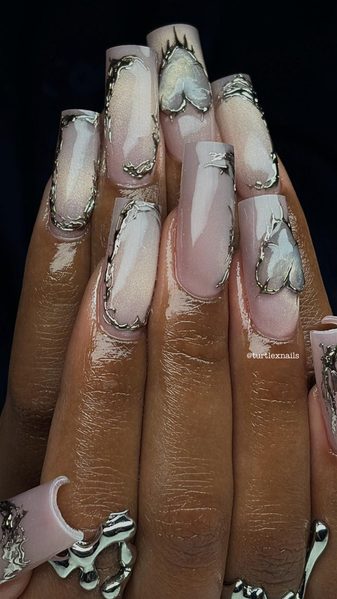 Fancy Nageldesign – Mix & Match mit Charms und Gems